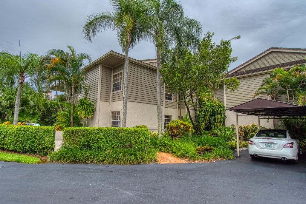 Exterior and parking spot